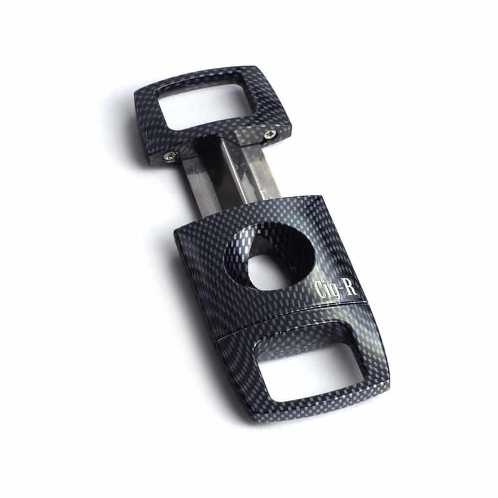 CIG-R - Μεταλλικός Πουροκόπτης V-Cut Carbon Look (C005-CA)