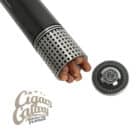 Humidor Ταξιδίου Aluminum Tube Μαύρο - Ασημί (5020)