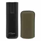 S.T. DUPONT - Χακί Δερμάτινη Θήκη για 2 Πούρα (183249)