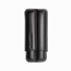 HABANOS - Μαύρη Δερμάτινη Πουροθήκη για 2 πούρα (IB052)