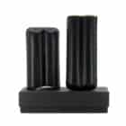 HABANOS - Μαύρη Δερμάτινη Πουροθήκη για 2 πούρα (IB052)