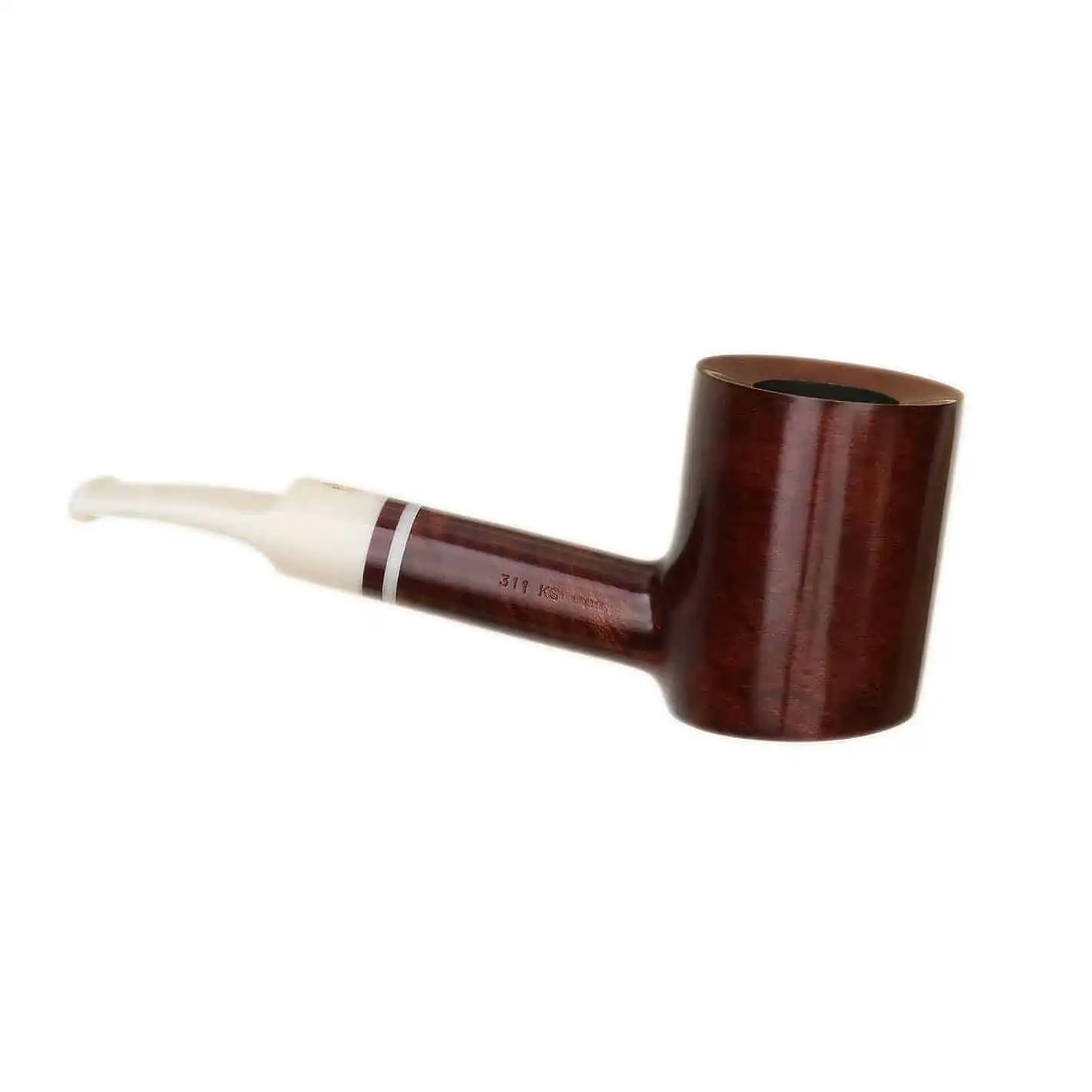 SAVINELLI - Avorio Smooth Burgundy (311) Πίπα Καπνού ξύλινη, καφέ