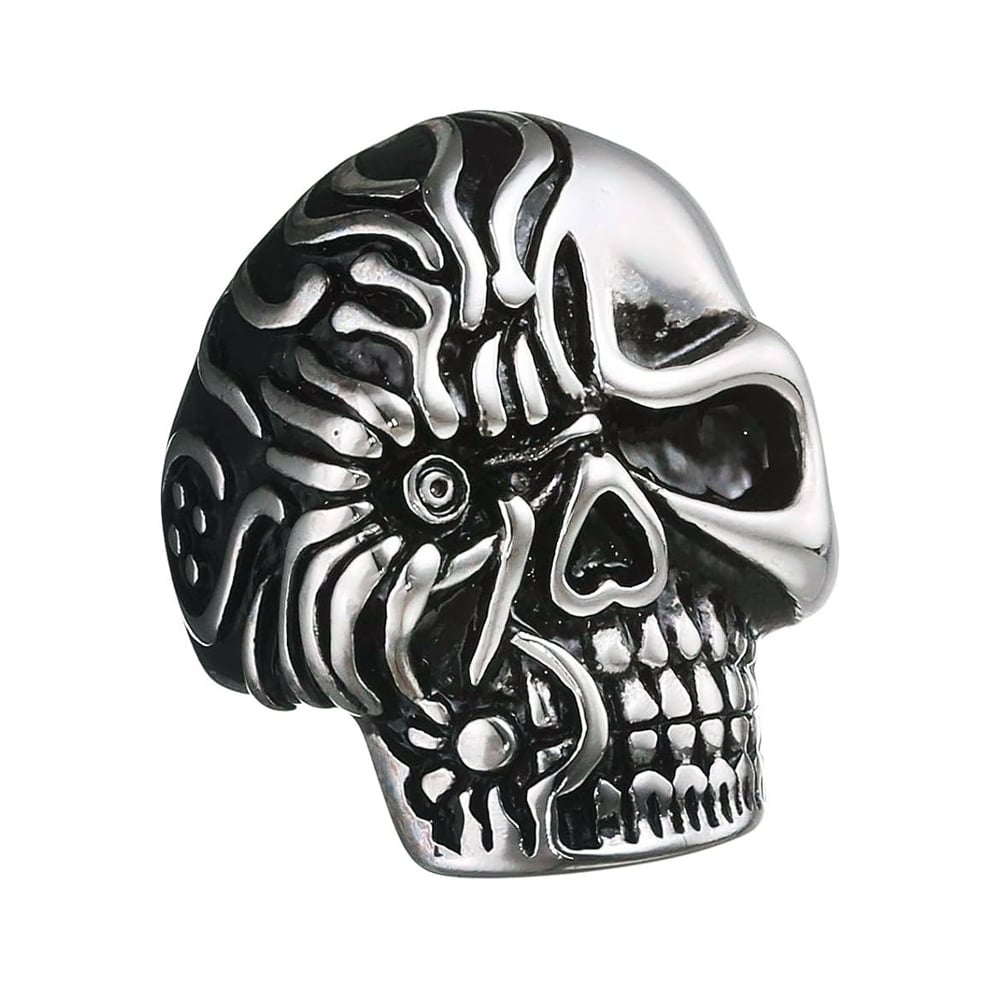 zippo stainless skull ring 1 ZIPPO - Stainless Steel Skull Ring (2006575), δαχτυλίδι