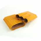 JEMAR - Δερμάτινη Θήκη για 3 Πούρα Κίτρινη Ring 54 (PU464 Amarillo)