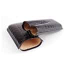 JEMAR - Δερμάτινη Θήκη για 2 Πούρα Μαύρη Ring 54 (PU464 Negro)