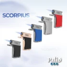 PALIO PRO - Scorpius Jet Αναπτήρας με Punch και Draw Tool Gunmetal (PAL-CL-1000GY), αναπτήρας πούρου αντιανεμικός