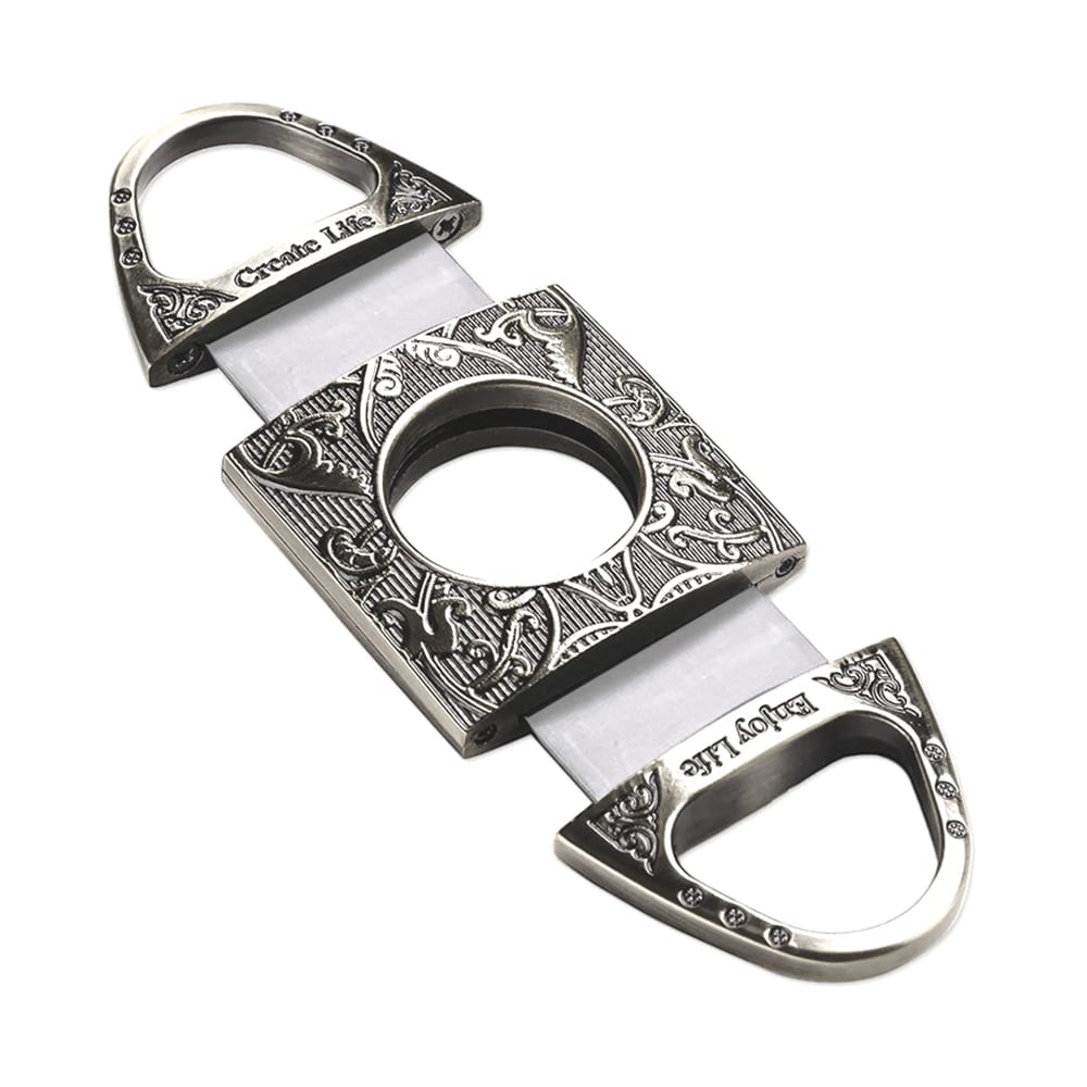 ANGELO - Vintage Πουροκόπτης Γκιλοτίνα Μεταλλικός σε Ασημί Χρώμα (500033)