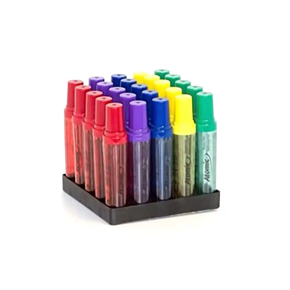 ATOMIC - Αέριο για Αναπτήρες 18 ml, κίτρινο πράσινο κόκκινο μπλε μωβ μπουκαλάκι