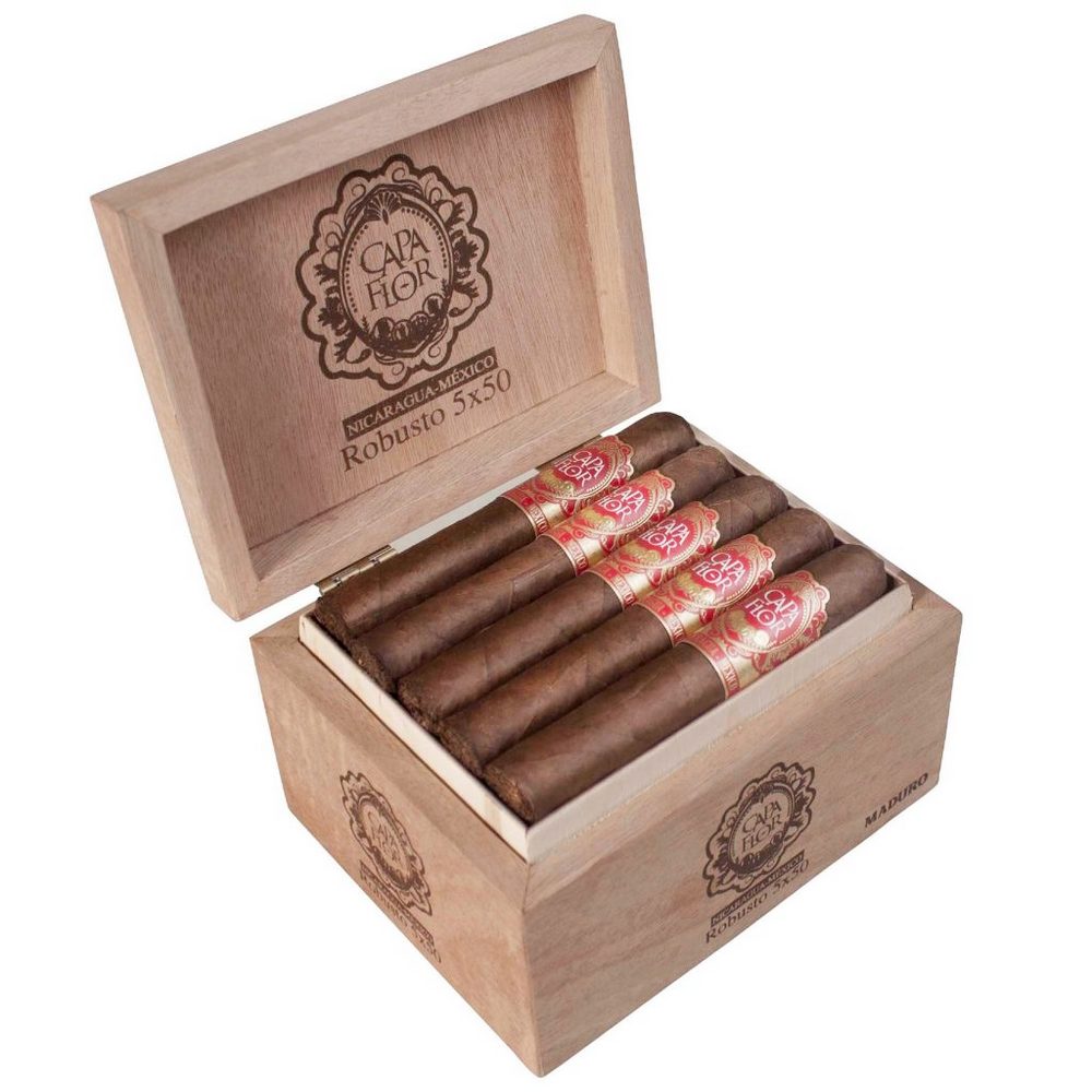 PUROS SANTA CLARA - Capa Flor Maduro Robusto πούρο σε ξύλινο κουτί