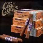 CHATEAU DIADEM - Conviction Toro πούρο, πούρα δίπλα σε ξύλινα κουτιά