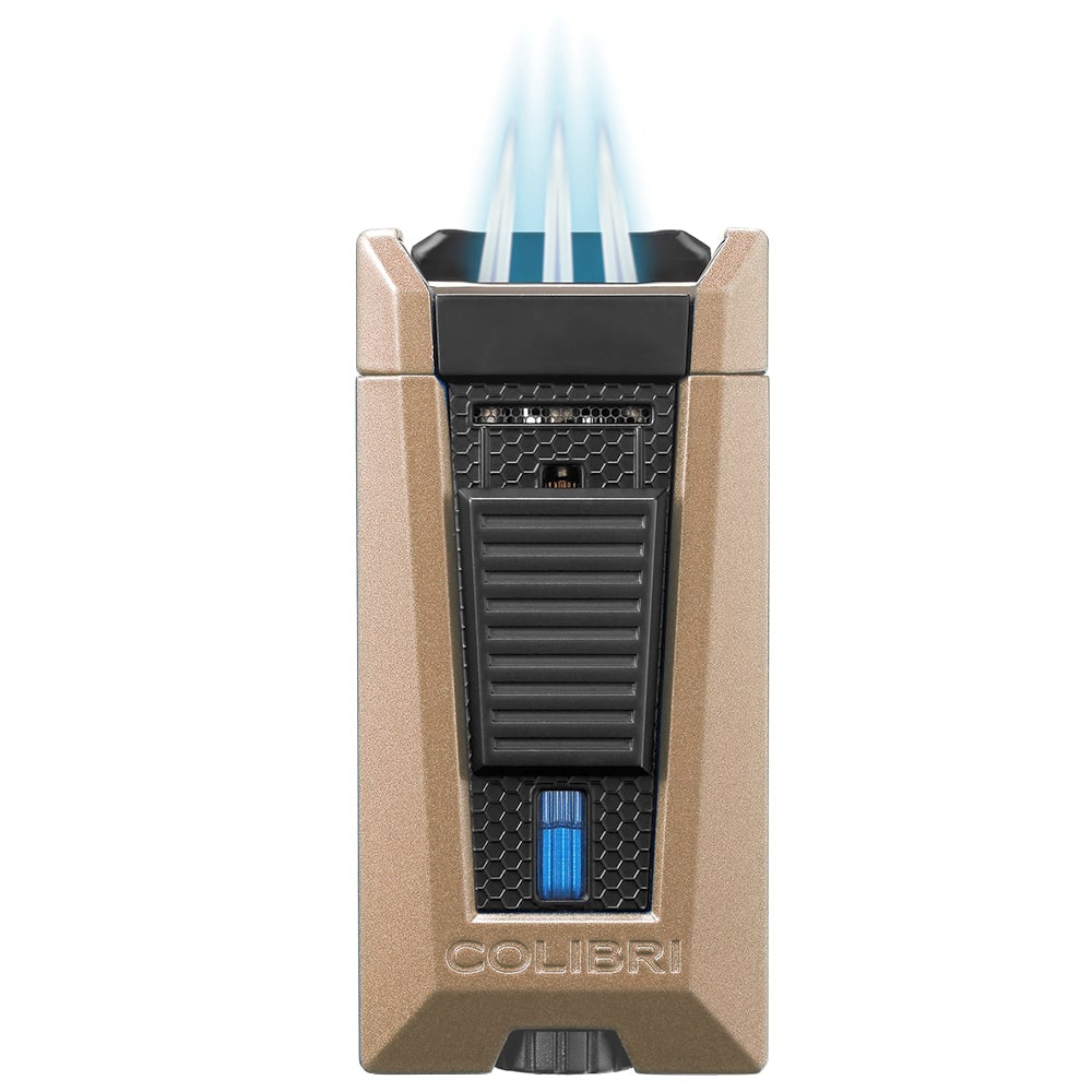 COLIBRI - Stealth Triple Jet Αναπτήρας Πούρου Rose-Gold (LI900T25), αντιανεμικός