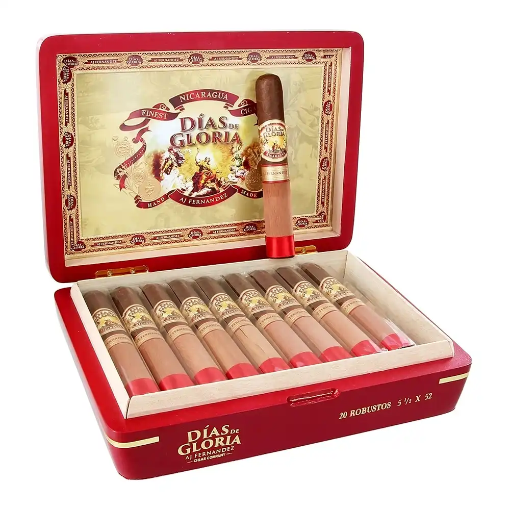 AJ FERNANDEZ - Dias De Gloria Robusto πούρο, μέσα σε κόκκινο κουτί πούρων
