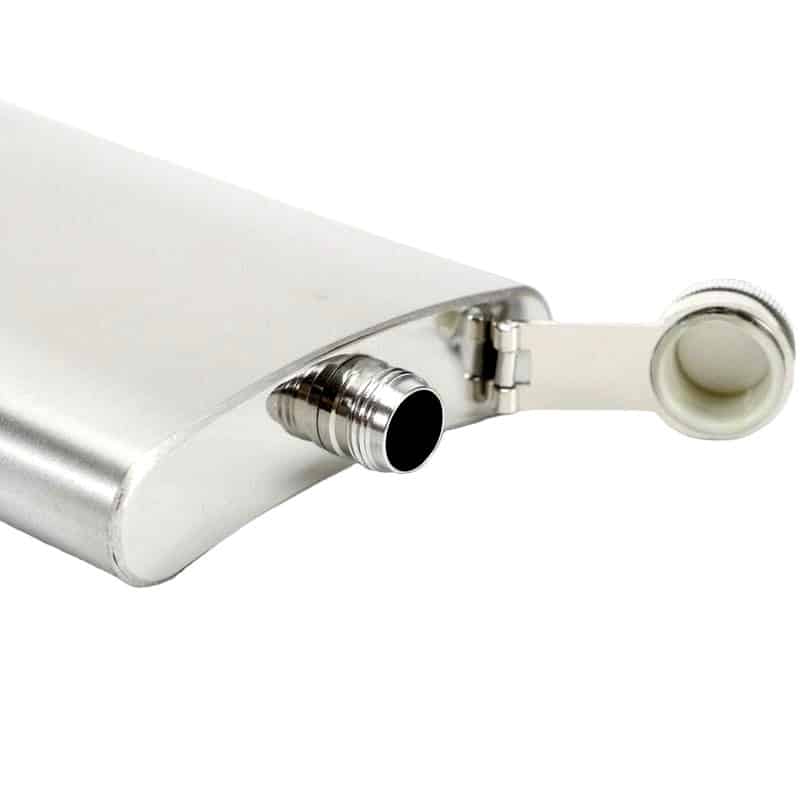 ANGELO - Inox Flask 5oz / 150ml (490130), ασημί φλασκί