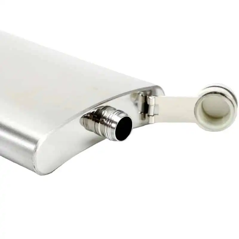ANGELO - Inox Flask 5oz / 150ml (490130), ασημί φλασκί