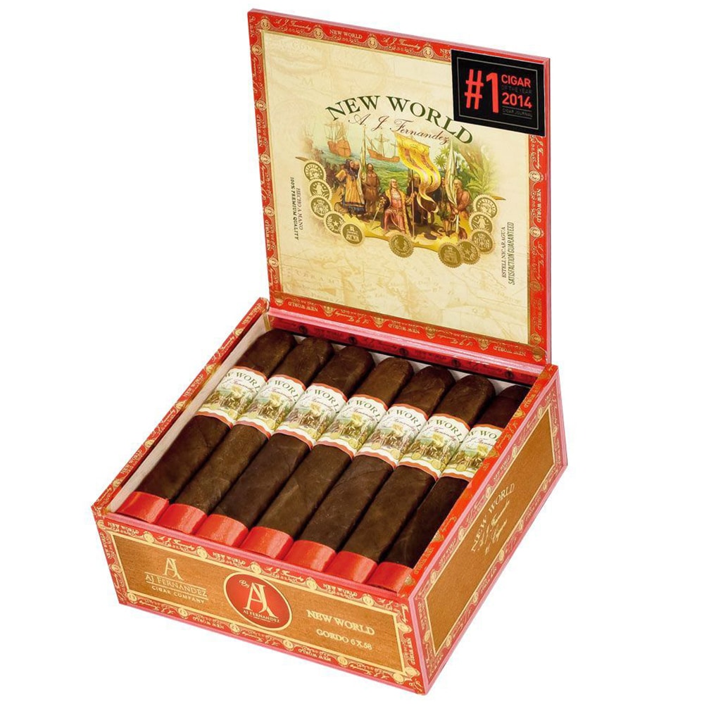 AJ FERNANDEZ - New World Oscuro Virrey Toro Gordo πούρο, μέσα σε ξύλινο κουτί πούρων