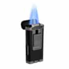 PALIO PRO - Polaris Triple Jet Αναπτήρας Μαύρος (PAL-CL-3000BK), αναπτήρας πούρου αντιανεμικός, αναμμένος με φλόγες