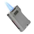 PALIO PRO - Antara Dual Jet Αναπτήρας Gunmetal (PAL-CL-2000GM), αναπτήρας πούρου, αναμμένος