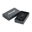 XIKAR - Αναπτήρας Hedron All Black Αναπτήρας (XKHD-1000), μαύρος, αντιανεμικός, στο κουτί του