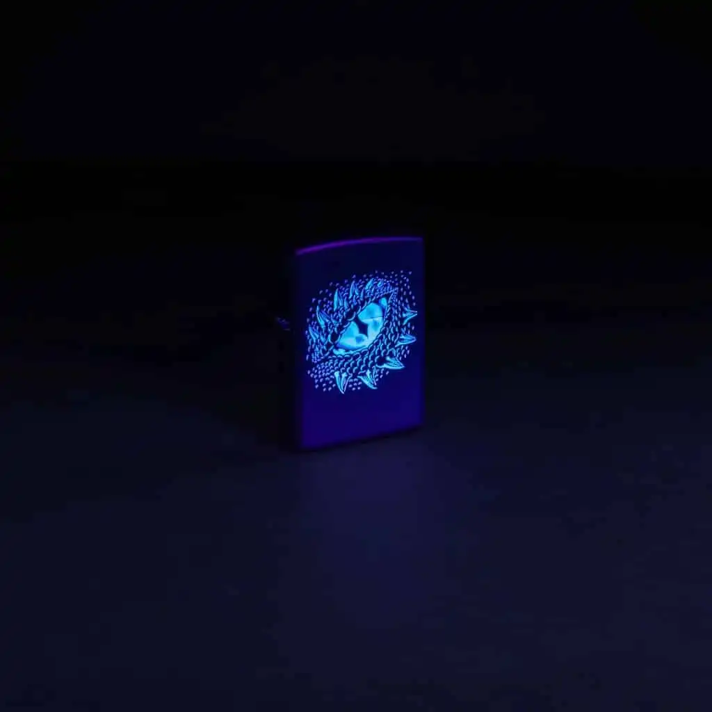 ZIPPO - Dragon Eye Design Αναπτήρας (48608), μεταλλικός αναπτήρας που φωσφορίζει στο σκοτάδι