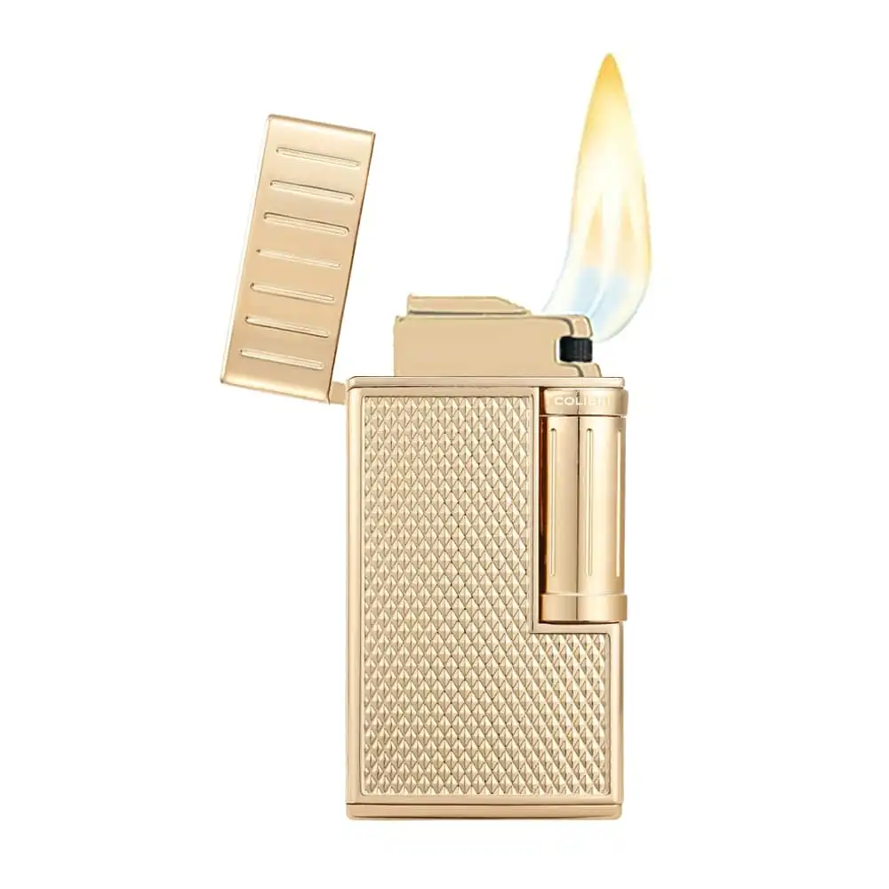 COLIBRI - Julius Αναπτήρας Διπλής Φλόγας Gold (LI221C24)