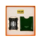 LUBINSKI - Πουροκόπτης Γκιλοτίνα Μεταλλικός Egyptian Symbols 64 ring με θήκη (30031-RGD)