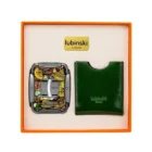 LUBINSKI - Πουροκόπτης Γκιλοτίνα Μεταλλικός Cuban Brands 64 ring με θήκη (30031-GM)