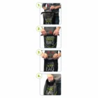 TROIKA - Αδιάβροχος Αναδιπλούμενος Σάκος 10lt Μαύρος (WPB10/BK)