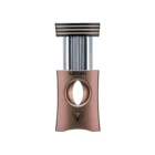 LUBINSKI - Μπρονζέ V-Cut Πουροκόφτης με Punch και Βάση Πούρου (30029-BN)