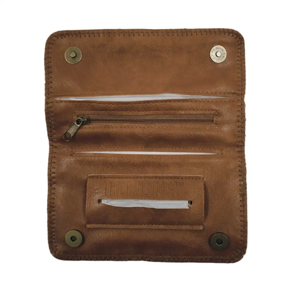 THE BULLDOG AMSTERDAM - PU Leather Μαύρη Θήκη Καπνού