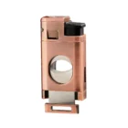 CIGAROL – Τριπλός Jet Αναπτήρας Μπρονζέ με Γκιλοτίνα (310056)