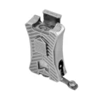 CIGAROL – Διπλός Jet Αναπτήρας Ασημί με Κόφτη Punch και Σταντ Πούρου (310060)