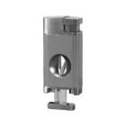 CIGAROL – Διπλός Jet Αναπτήρας Gunmetal με Κόφτη V-Cut