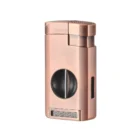 CIGAROL – Τριπλός Jet Αναπτήρας Μπρονζέ με Κόφτη V-Cut (310092)