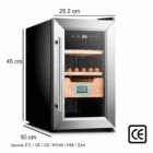 Cigar Cabinet Cooler (142-DIGITAL), υγραντήρας