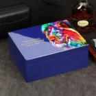 LUBINSKI - Υγραντήρας Μπλε Lion Design για 50 Πούρα (60034-LI) με σχέδιο λιονταριού