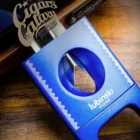 LUBINSKI - Πουροκόφτης V-Cut και Βάση Πούρου Μπλε (30028-BL)