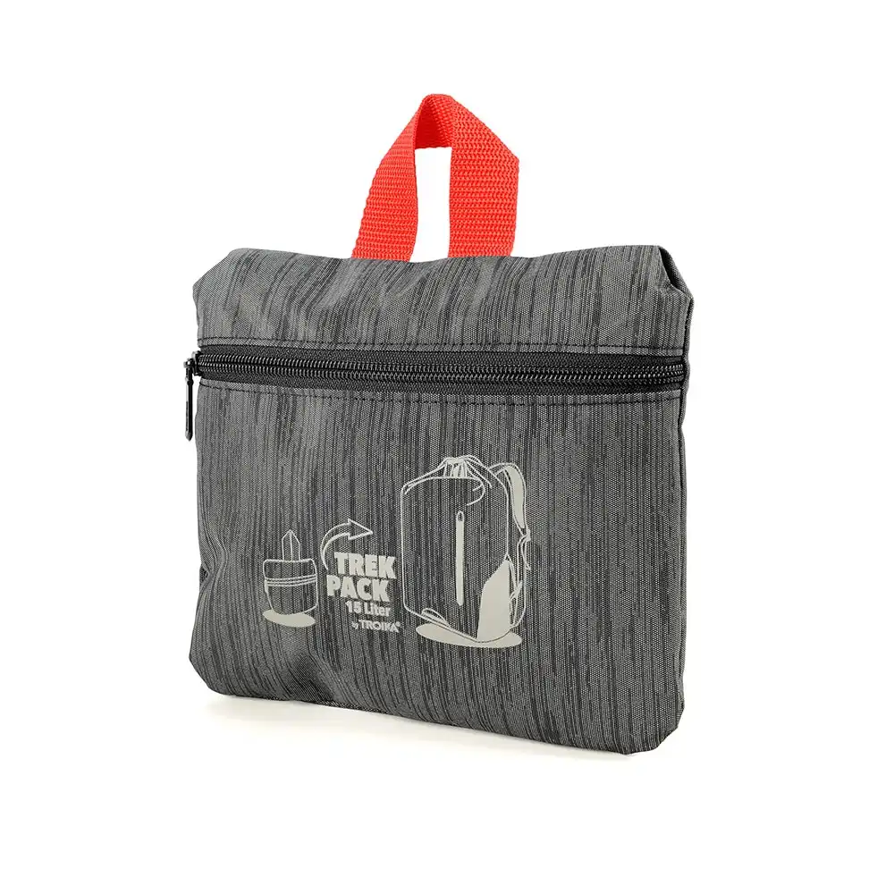TROIKA - Backpack Αναδιπλούμενο Trekpack RUC02/GY, σάκος πλάτης