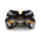 HABANOS - Cohiba 55th Anniversary Σταχτοδοχείο Πορσελάνης για 3 Πούρα (IB001), μαύρο, χρυσές λεπτομέρειες, σήμα Cohiba