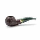 SAVINELLI - Foresta 320 Rusticated Brown Πίπα Καπνού, ξύλινη, καφέ, με πράσινο επιστόμιο