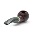 SAVINELLI - Foresta 320 Rusticated Brown Πίπα Καπνού, ξύλινη, καφέ, με πράσινο επιστόμιο