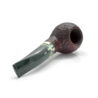 SAVINELLI - Foresta 320 Rusticated Brown Πίπα Καπνού, ξύλινη, καφέ, με πράσινο επιστόμιο