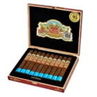 E.P. CARILLO - La Historia E-III, πούρο, ξύλινο καφέ κουτί ανοιχτό