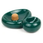 SAVINELLI - Sidecar Σταχτοδοχείο Πίπας Πράσινο (W1012), κεραμικό