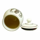 SAVINELLI - Κεραμικό Βάζο Καπνού Πίπας Antico Indian (V1005), λευκό