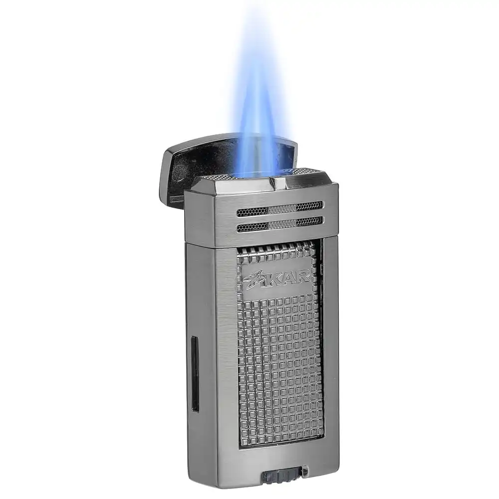 XIKAR - Ion Αναπτήρας Jet Διπλής Φλόγας Gunmetal (XI-607GM)