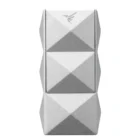 COLIBRI - Quasar II Αναπτήρας Διπλός Jet Ασημί Με Punch (LI750T1), αντιανεμικός, αναμμένος με διπλή φλόγα