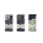 SILVER MATCH - Triple Jet Flame Αναπτήρας με Punch (40674374), αντιανεμικός