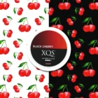 XQS - Φακελάκια Νικοτίνης Black Cherry Strong 8mg, κουτί στρογγυλό κόκκινο