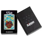 ZIPPO - Santa Cruz Artist Αναπτήρας (1021), μεταλλικός, με μπλε-κίτρινο σχέδιο με μανιτάρια