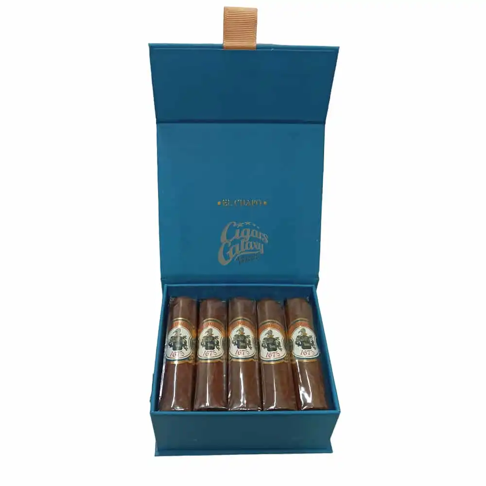 LAMPERT CIGARS - 1675 Edición Azul Short Robusto πούρο ρομπούστο, μέσα σε μπλε κουτί